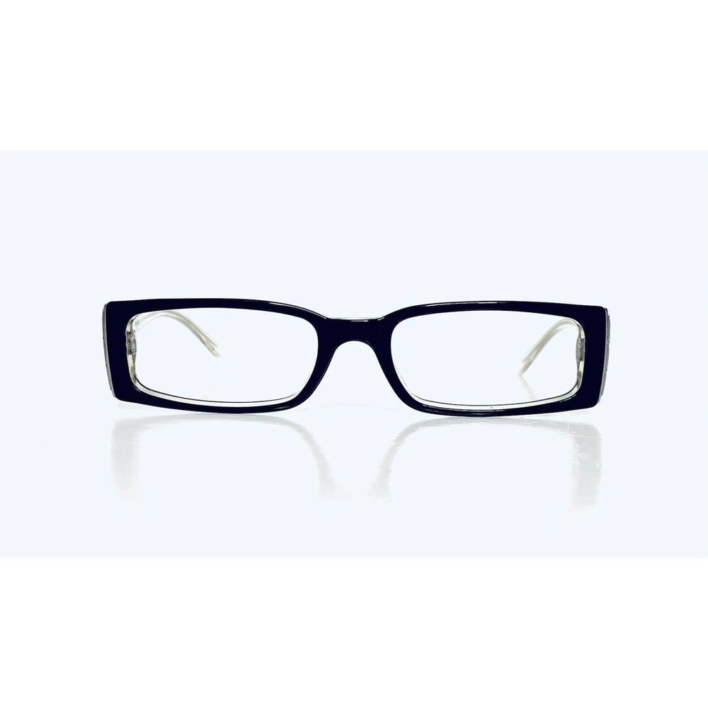 Versace Black Rectangular Glasses - image 2